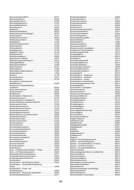 TÃ¤tigkeitsschlÃ¼ssel - Meldeverfahren zur Sozialversicherung