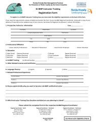 GI-BMP Instructor Registration Form
