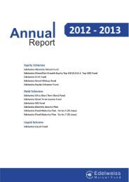 Annual Report 2012-2013 - Edelweiss Mutual Fund