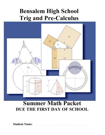 Pre-Calculus - [PDF]