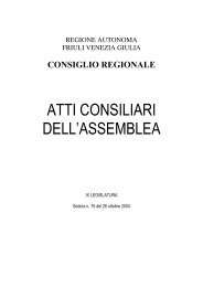 Resoconto consiliare n. 076 - Consiglio Regionale del Friuli ...