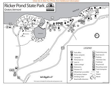 ricker pond map - Vermont State Parks