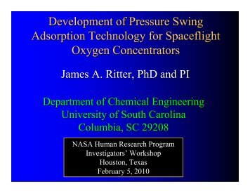 Development of Pressure Swing Adsorption Technology for ...