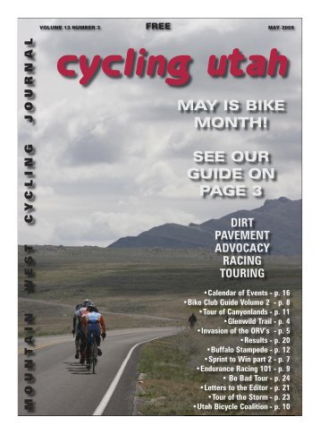 May 2005 Issue - Cycling Utah