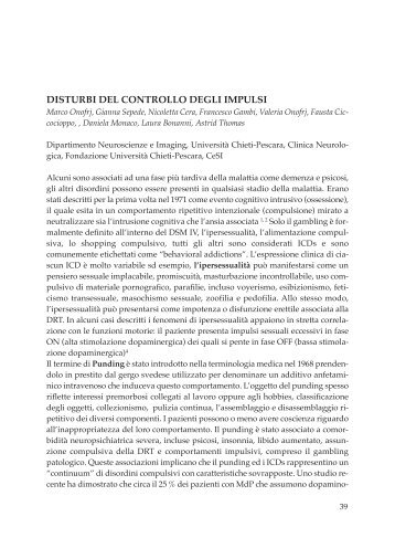 DISTURBI DEL CONTROLLO DEGLI IMPULSI - Limpe