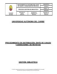 4. Procedimiento de distribuciÃ³n envio de Canjes y donaciones de ...