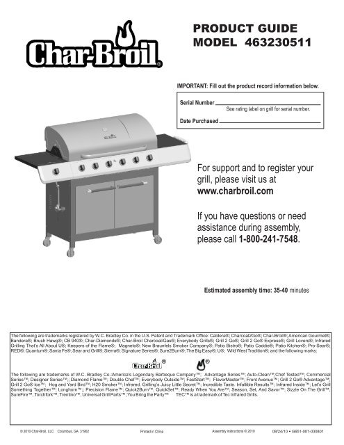BBQ Grill Char Broil Advantage Electrode With 20" Wire 