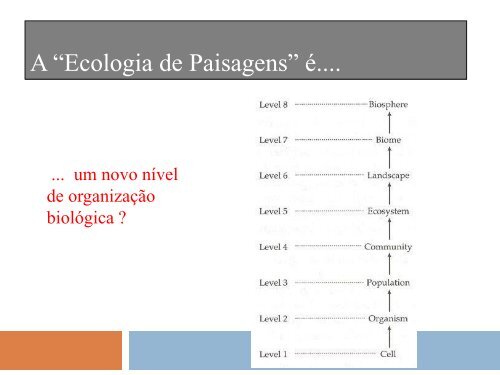 AULA 1 - Departamento de Ecologia - USP