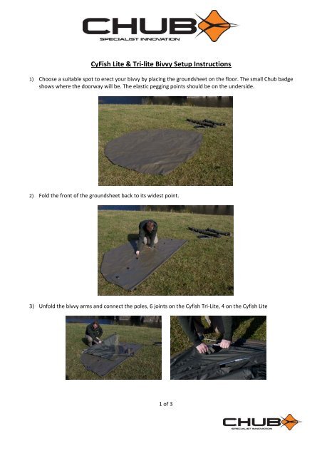 CyFish Lite Tri-Lit e Bivvy Instructions .pdf - Chub Fishing