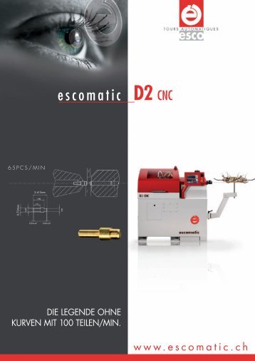 D2 CNC - Escomatic.ch