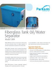 Fiberglass Tank Oil/Water Separator