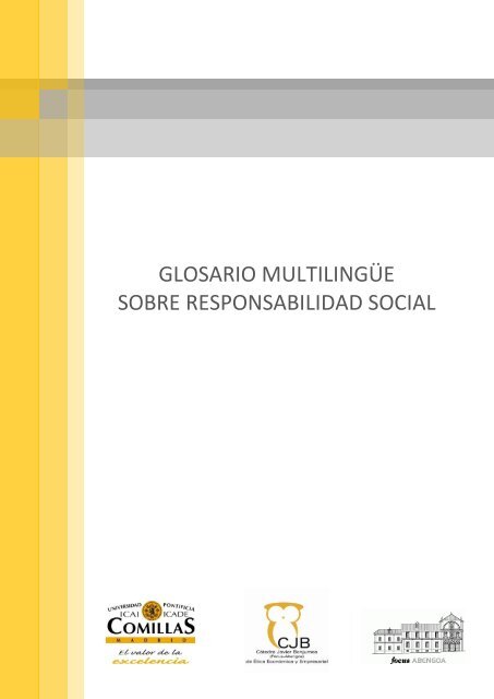 glosario multilingÃ¼e rse - UPCO - Universidad Pontificia Comillas