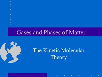 Kinetic Molecular Theory PowerPoint