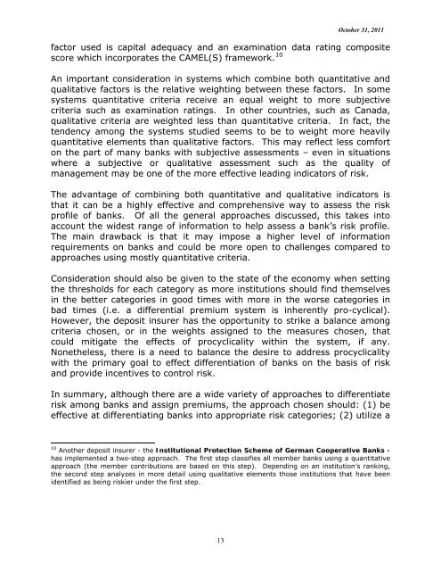 General Guidance for Developing Differential Premium Systems