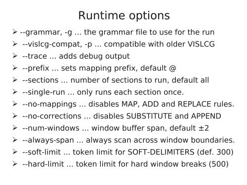 On how to write rules in Constraint Grammar (CG-3) - VISL