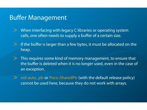 Memory Management - Poco
