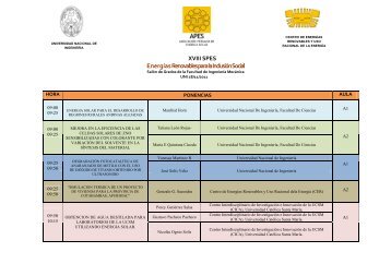 5. parte: ponencias - Asociación Peruana de Energía Solar y del ...