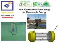 Drop-in Hydropower with Hydrovolts Flipwing Turbine