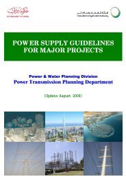 POWER SUPPLY GUIDELINES FOR MAJOR PROJECTS