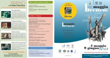 Scarica la brochure con il programma completo - Pro Loco Breno