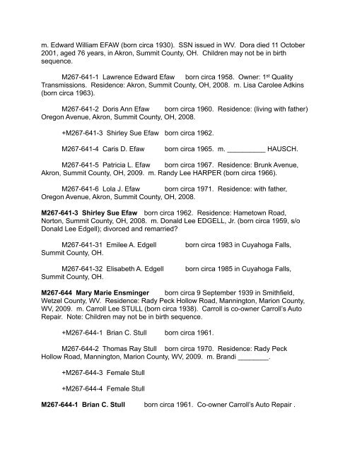 MELCHIOR YODER LINE - Part THREE M26 - Yoder Family ...