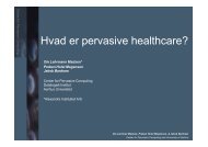 Hvad er pervasive healthcare? - DAIMI Wiki Server - Aarhus ...