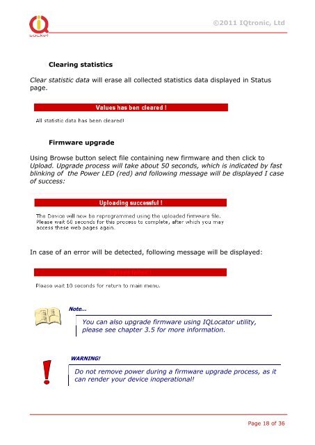 User Guide IQSocket IQSW-IP10