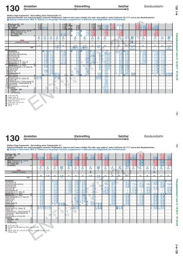 Fahrplan Rudolfsbahn