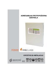 FC510 FC520 uputstvo za instalaciju v3.00 (srpski) - alarmcentar