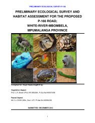 Ecological Survey for the proposed P-166 Road.pdf - Royal ...