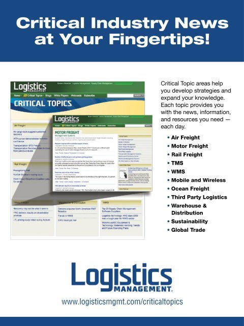 Download - Logistics Management