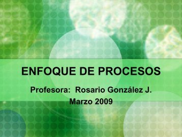 Enfoque de Procesos - Bligoo.com