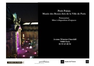 Nouvelle Brochure Internet 210610v2 - Le Petit Palais - Ville de Paris