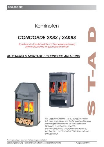 Bedienungsanleitung CONCORDE 2KBS (pdf) - Kleinhenz-Shop