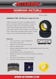 NOSRAM VTEC 1/8 Offroad Truggy LP Tires - hoeco
