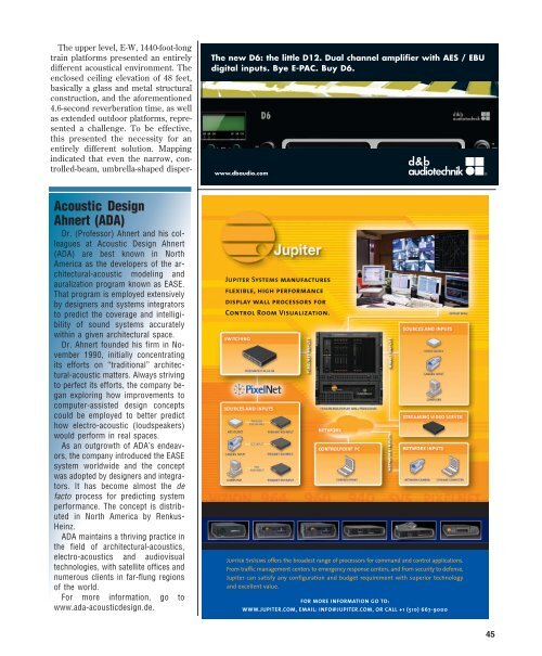 Sound and Communications - February 2008 Issue