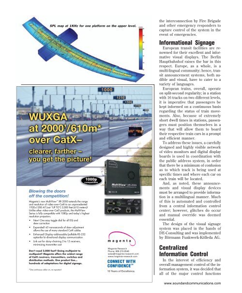 Sound and Communications - February 2008 Issue