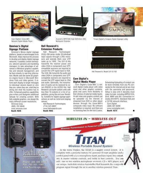 Sound and Communications - February 2008 Issue