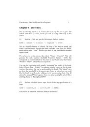 Chapter 1 - exercises