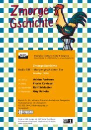 Zmorge Gschichte (PDF) - Altes Spital Solothurn