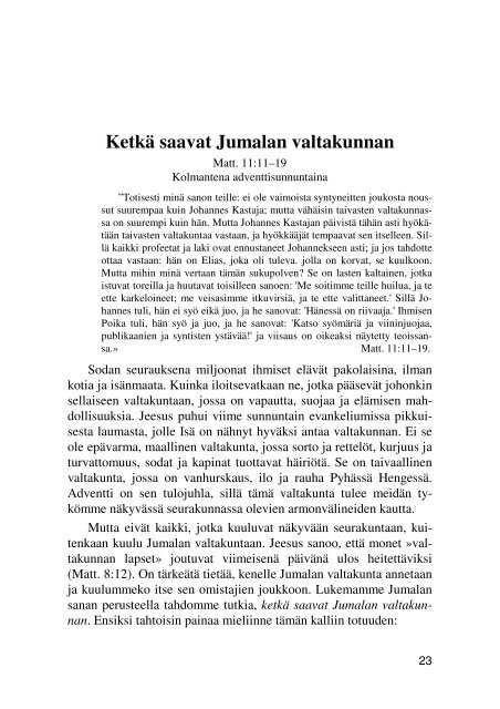 Lue kirja PDF-muodossa - Suomen Tunnustuksellinen Luterilainen ...