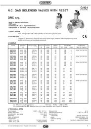 GRC Eng. N.C. GAS SOLENOID VALVES WITH ... - UK Metering