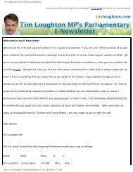 Tim Loughton MP for East Worthing and Shoreham