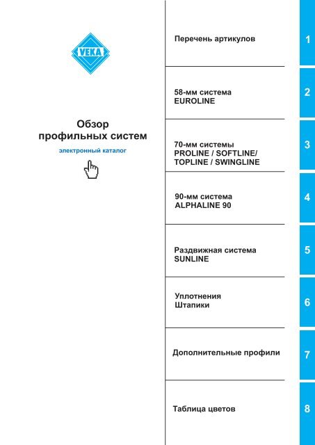 ÐÐ±Ð·Ð¾Ñ ÑÐ¸ÑÑÐµÐ¼ VEKA ÐºÐ°ÑÐ°Ð»Ð¾Ð³