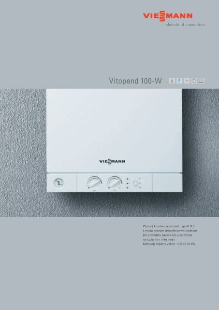 Vitopend 100-W - Viessmann