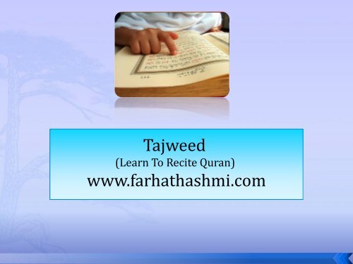 Tajweed Farhat Hashmi