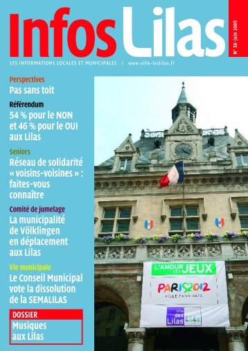 Infos Lilas NÂ°38 - Juin 2005 - Les Lilas