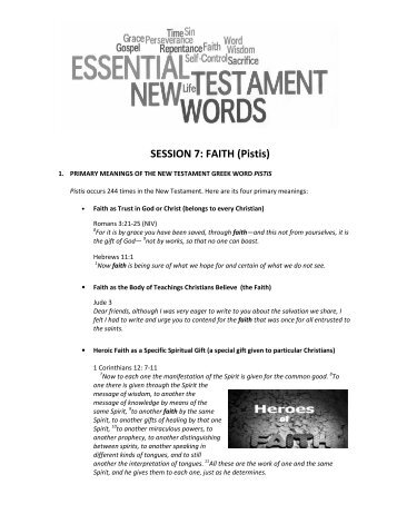 Bible Study Handout: Pastor Dean Nadasdy - Woodbury Lutheran ...