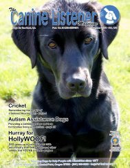 Summer 2012 - Issue #120 - Dogs for the Deaf, Inc.