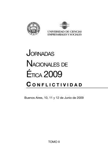 JORNADAS NACIONALES DE ÃTICA 2009 - UCES